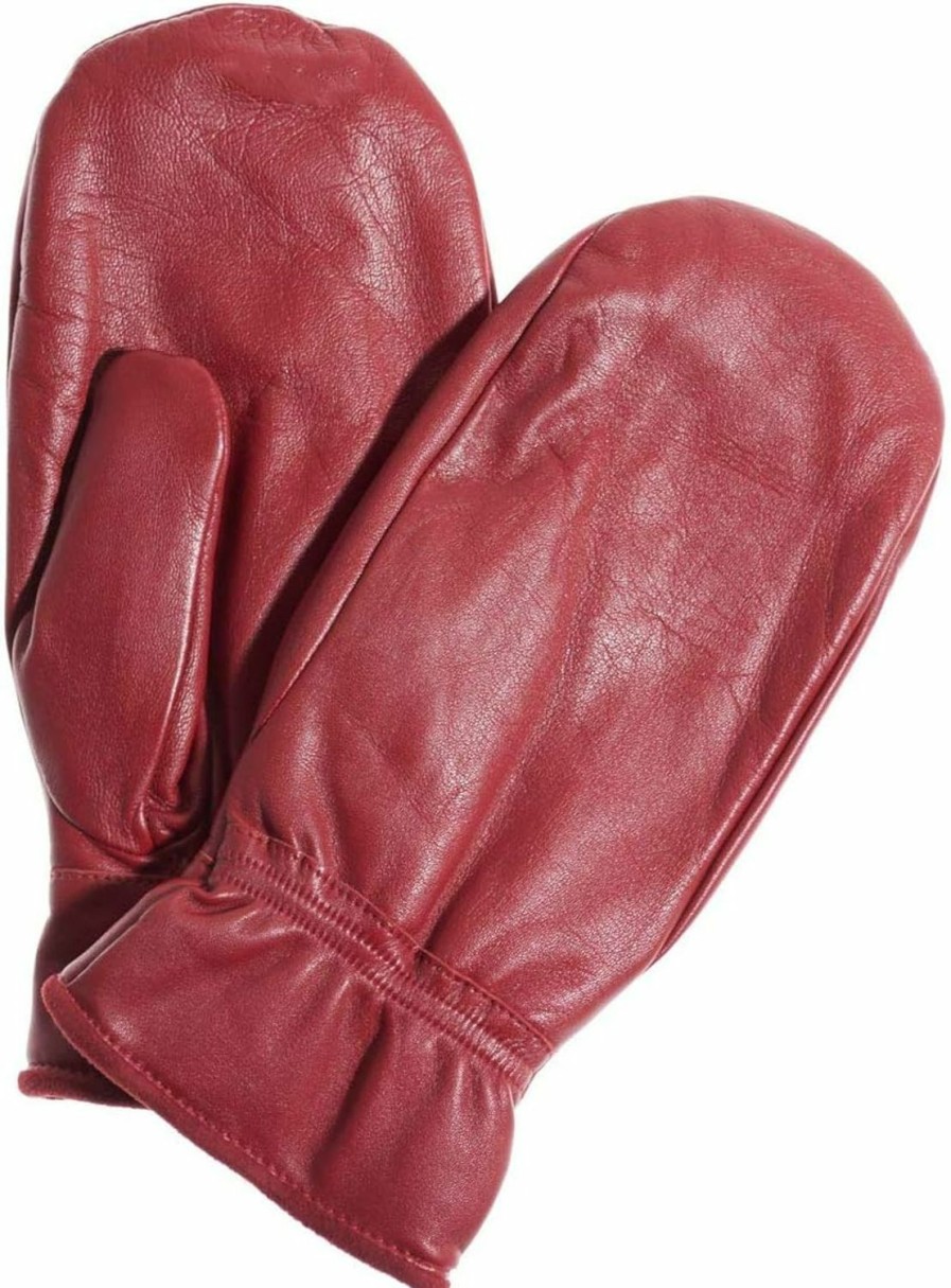 Pratt and Hart Alps Women'S Leather Mittens With Hi-Loft Sherpa (Polyester) Lining Rs6976 Hot