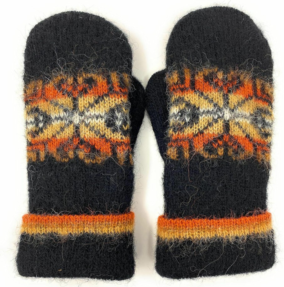 Freyja Canada Warm Women Knit Mittens 100% Icelandic Wool Fleece Lined By Freyja Canada Online