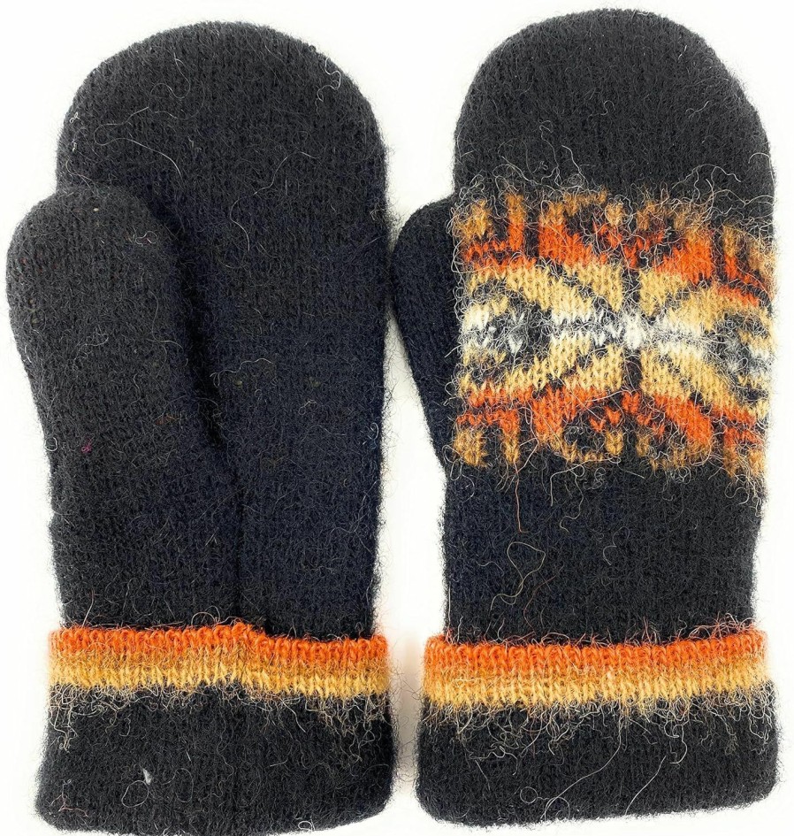 Freyja Canada Warm Women Knit Mittens 100% Icelandic Wool Fleece Lined By Freyja Canada Online