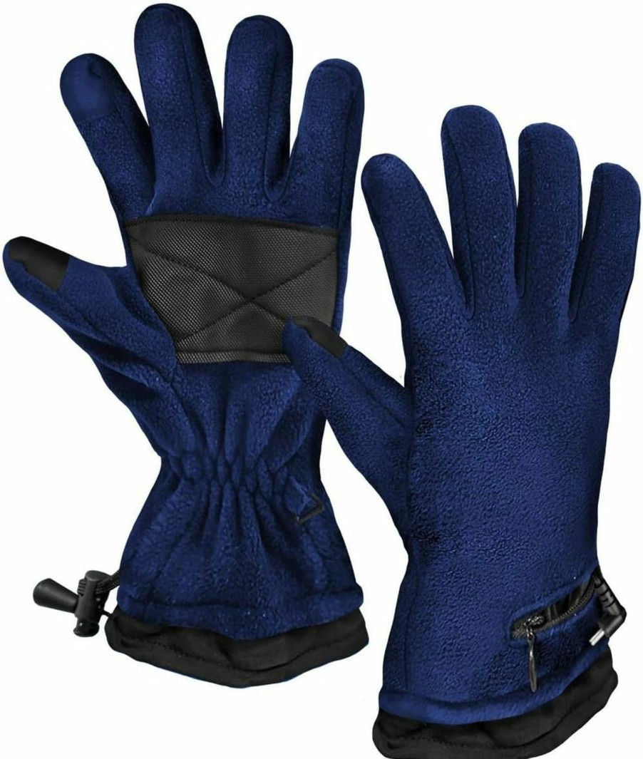 ActionHeat Actionheat Aa Battery Operated Heated Gloves For Men, Women - Weather Resistant Hand Warming Fleece Gloves W/Built-In Heating Panels For Winter, Snow Camping, Hiking, Arthritis Clearance