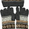 Generic Women'S Alpaca Wool Hat Gloves Knit Winter Hot