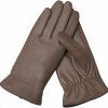 Air Curvey Air Curvey Winter Touch Screen Leather Gloves Womens Driving Glove Warm Lining New