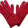 SYAYA Women/Men Thick Warm Touchscreen Glove, Wool Knit Fleece Lined Touch Screen Hand Glove For Winter Cold Weather W-G-G1 New