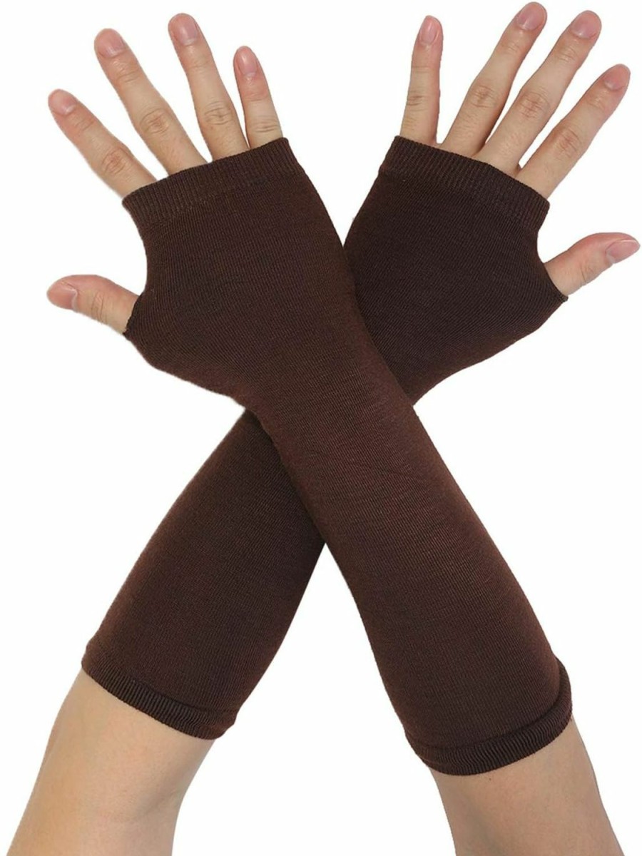 Allegra K Allegra K Women'S Arm Warmers Winter Knitted Elbow Long Cosplay Costume Fingerless Gloves Online