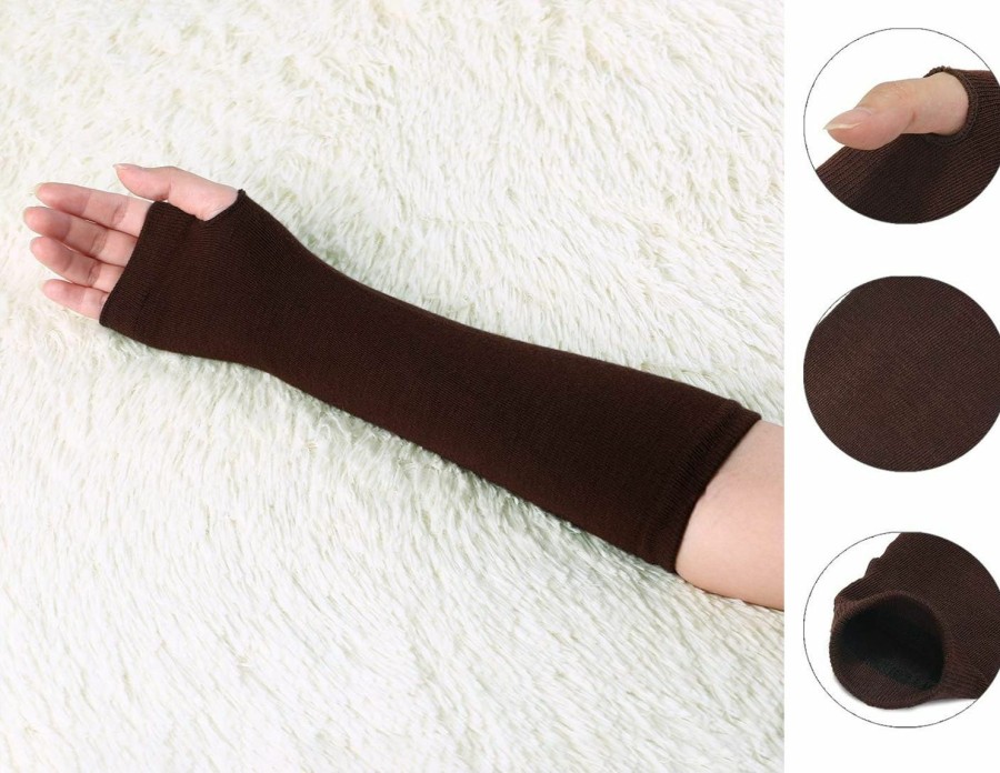 Allegra K Allegra K Women'S Arm Warmers Winter Knitted Elbow Long Cosplay Costume Fingerless Gloves Online