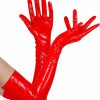 Bencailor Bencailor Women Long Gloves Patent Leather Gloves For Costume Photoshoot Wholesale