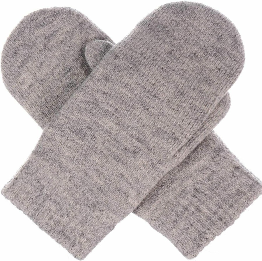 Be Your Own Style Be Your Own Style Byos Uni Winter Toasty Warm Solid Glitter Fleece Lined Knit Mitten Gloves Clearance