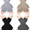 SATINIOR Satinior Fingerless Gloves For Women Half Finger Typing Gloves With Long Wrist Cuff Winter Knit Fingerless Mittens For Women Hot