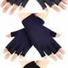 SATINIOR Satinior 3 Pairs Women Fingerless Gloves Winter Half Finger Knit Gloves For Women Men Clearance