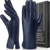 TOSWAKE Leather Gloves For Women Genuine Lambskin, Womens Gloves Warm Wool Lined, Winter Gloves Touchscreen Texting Driving Online