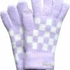 Steve Madden Steve Madden Women'S Checkered Touch Fleece Gloves Clearance